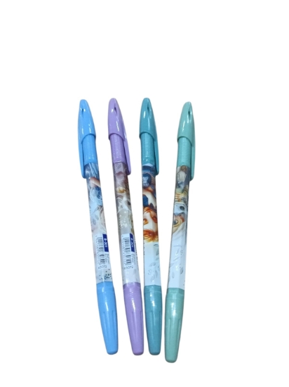 Picture of Eric Krause Magic Bit Stick Blue Ballpoint Pen 0.7 mm with Colored Cap Model 63072