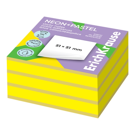 Picture of بوست ايت اريك كراوس فسفورى نيون باستيل 51 × 51 مم 250 ورقة موديل 63676