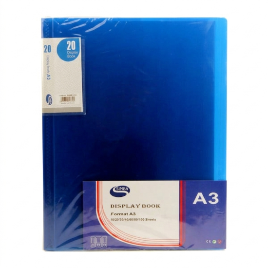 Picture of Display book 20 Pockets A4 - Simba MS-20A3