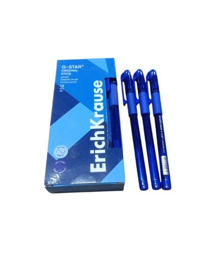 图片 Erich Krause 蓝色中性笔 Star Stick 0.5毫米 型号45206