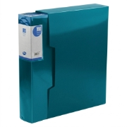 Bild von Simba Visitenkartenhalter 100 Fächer mit blauem Cover A4 Modell DB8517