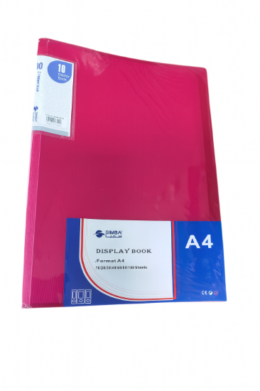 Image de Porte-documents Simba 10 pochettes fuchsia A4 Modèle DB8511
