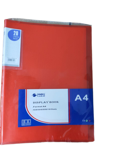 Image de Porte-documents Simba 20 pochettes orange A4 Modèle DB8512