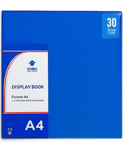 Picture of Simba Document Holder 30 Pockets Blue A4 Model DB8513