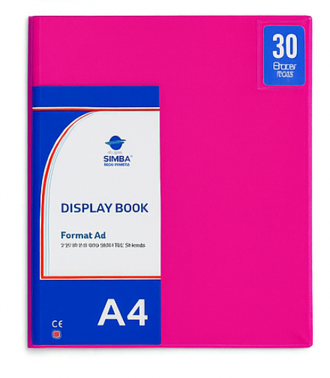 Picture of Simba Document Holder 30 Pockets Fuchsia A4 Model DB8513