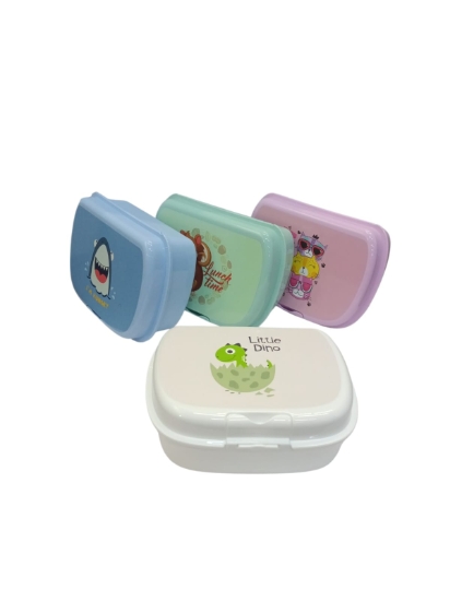 Picture of Gondol Plumb Assorted Colors Divided Lunch Box Model G-599