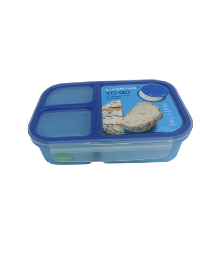 Picture of Lock & Lock Blue Divided Lunch Box 980 ml Model HPL781B