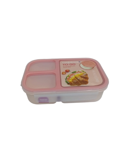 Picture of Lock & Lock Pink Divided Lunch Box 980 ml Model HPL781P