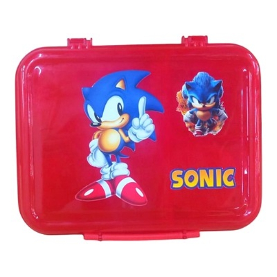 Picture of Sigma Disney Designs Dark Red Divided Lunch Box 2.25 L
