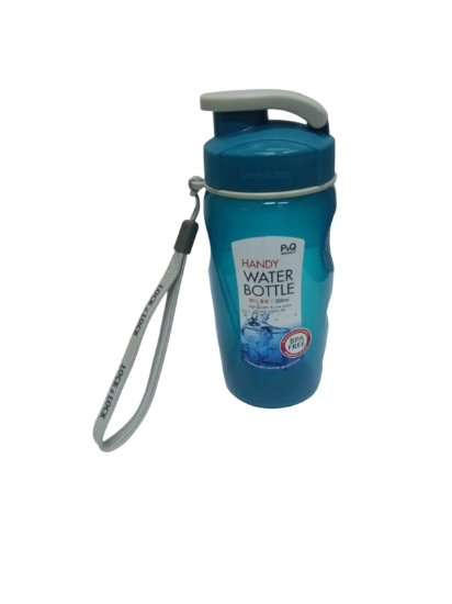 Image de Gourde sport Lock & Lock bleue avec sangle 350 ml modèle P-00056