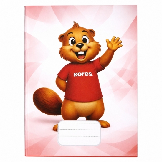 Bild von Extra Line Schulheft geheftet Englisch 60 Blatt Design mit winkendem Eichhörnchen Duplex-Umschlag 16 × 22,5 cm