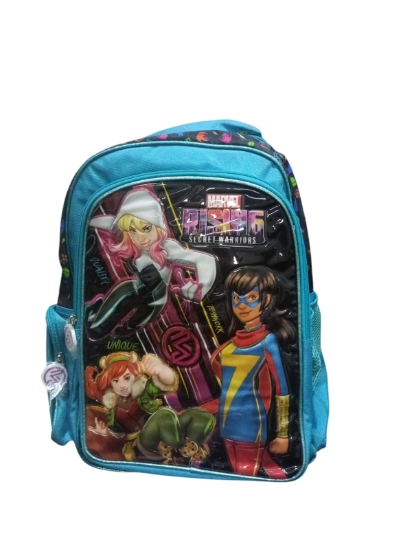 Imagen de Mochila escolar Rising Warriors 3 compartimentos con cremallera 16 litros