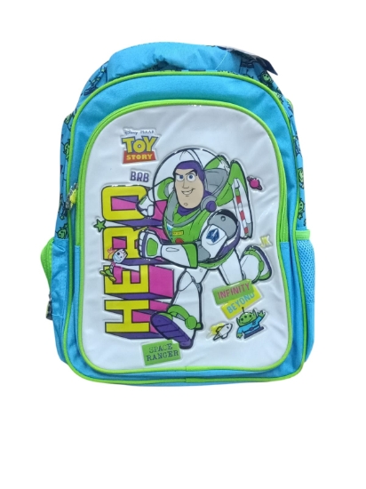 Imagen de Mochila escolar Disney Buzz volando 3 compartimentos con cremallera 16 litros