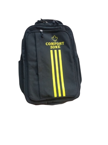 Imagen de Mochila escolar Comfort Zone 3 compartimentos con cremallera 20 litros