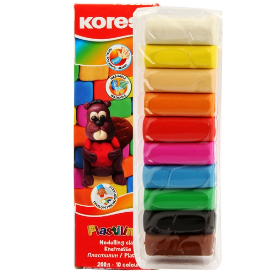 Bild von Knete, 10 Stück in einer Box, 200 g kores Modell 34010