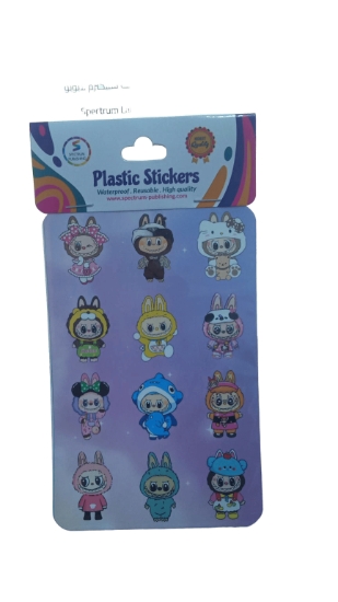 Image de Autocollants en plastique Spectrum motif Labubu