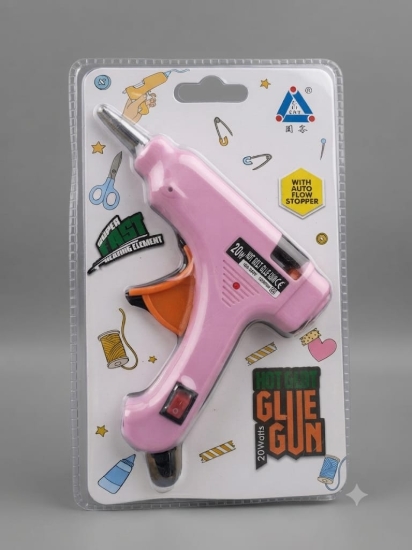 Picture of Clint Small Pink Hot Glue Gun 20W Model GK-20
