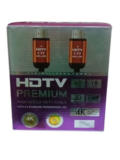 Picture of كابل كيندكس سريع 5 متر اسود HDMI TO HDTV موديل KX 3215