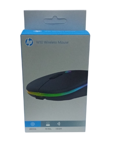 Picture of ماوس وايرليس اتش بى ضوئى قابل لاعادة الشحن اسود USB موديل KX 3670