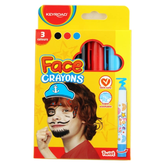 Picture of Keyroad Face Paint Crayons 3 Colors Set - Model KR972887